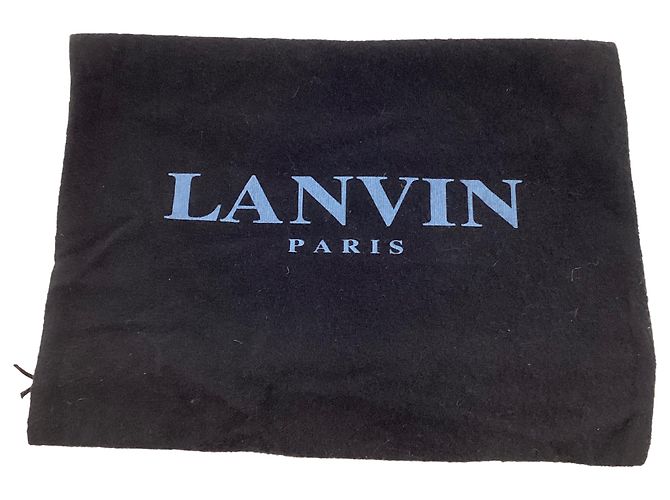 Sneakers Lanvin Runners DS in suede nero e pelle - vista 8