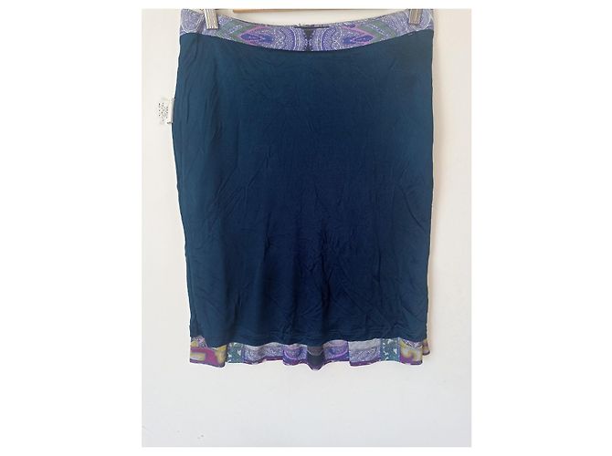 Etro Rock Paisley Muster Senfgelb Polyester - Ansicht 3