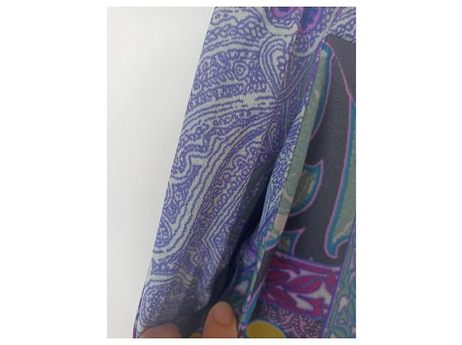 Etro Rock Paisley Muster Senfgelb Polyester - Ansicht 8