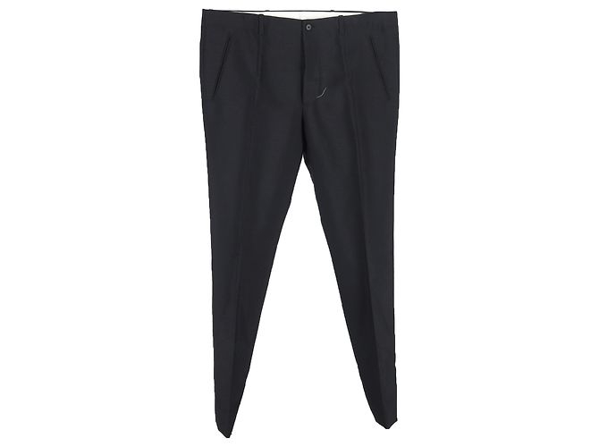 Completo giacca a un bottone e pantaloni Prada in lana nera - vista 3