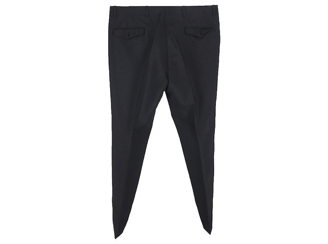Completo giacca a un bottone e pantaloni Prada in lana nera - vista 4