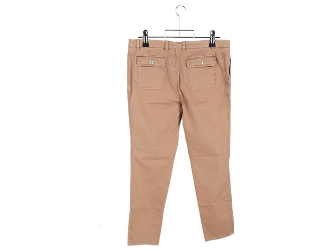 Brunello Cucinelli Slim Fit Jeans aus brauner Baumwolle - Ansicht 5