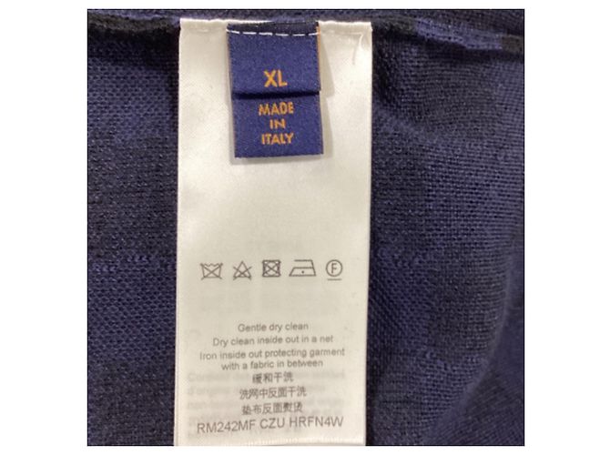 Twist Louis Vuitton Karokardigan aus marineblauer Wolle - Ansicht 6