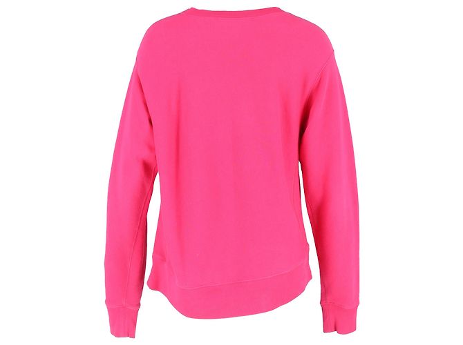 Gucci bestickter Teddy-Bär-Pullover aus rosa Baumwolle Pink - Ansicht 3