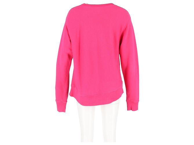Gucci bestickter Teddy-Bär-Pullover aus rosa Baumwolle Pink - Ansicht 6