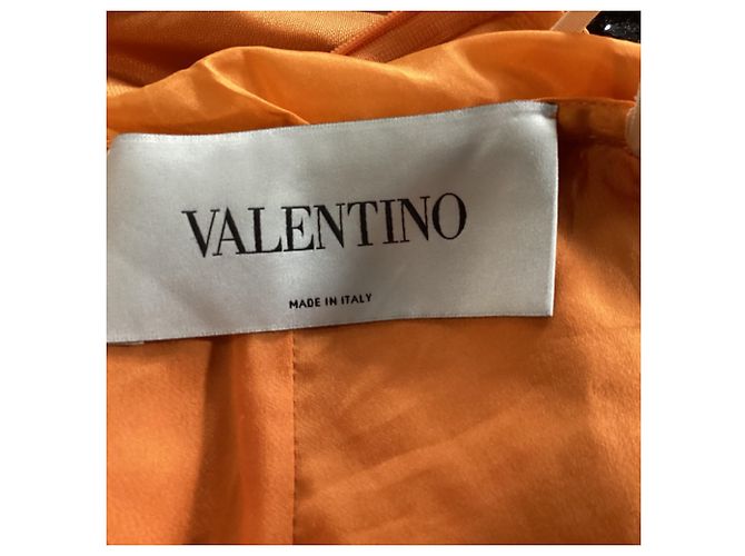 Monos de algodón naranja Valentino Garavani con cuello redondo - vista 3