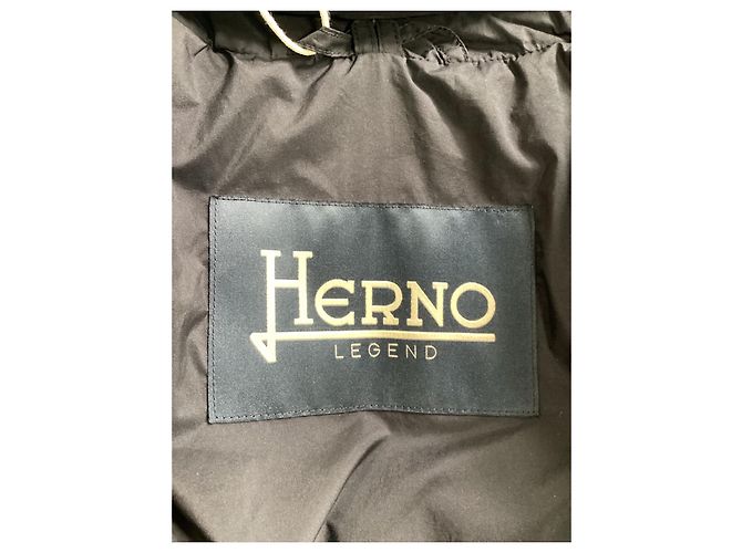 Herno Legend Down Blazer with Removable Bib in Black Polyamide - view 11