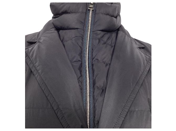 Herno Legend Down Blazer with Removable Bib in Black Polyamide - view 2