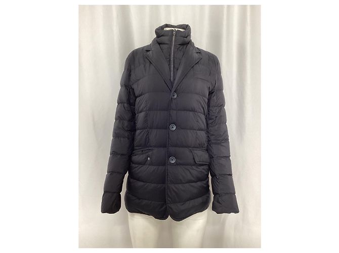 Herno Legend Down Blazer with Removable Bib in Black Polyamide - view 7