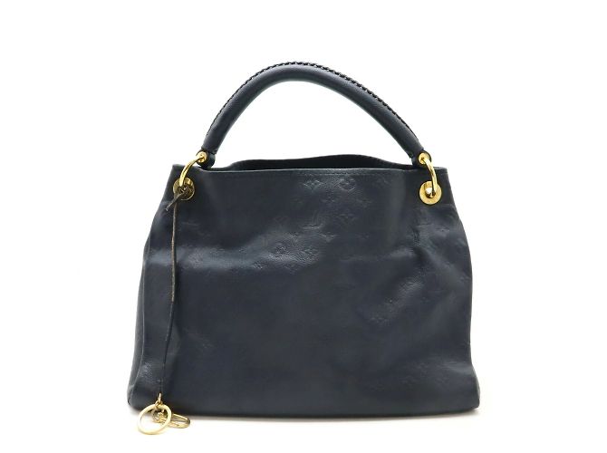 Borsa Tote Artsy MM in Monogram Empreinte Louis Vuitton Blu navy - vista 2