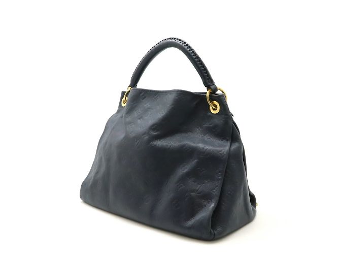 Borsa Tote Artsy MM in Monogram Empreinte Louis Vuitton Blu navy - vista 3