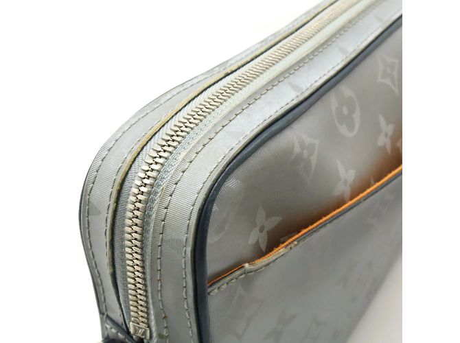 Borsa a Spalla Satellite Alpha Monogramma Louis Vuitton Grigio Blu navy - vista 7