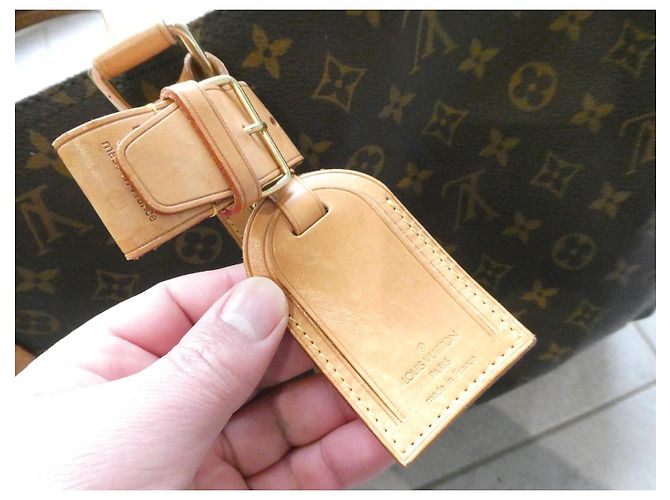 Abbesses Borsa da viaggio Louis Vuitton Keepall 55 Monogram Marrone - vista 10