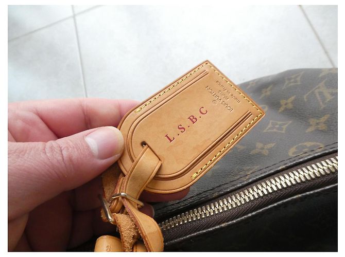 Abbesses Borsa da viaggio Louis Vuitton Keepall 45 Monogram Marrone - vista 4