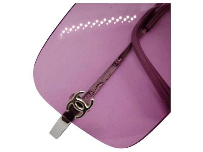 Occhiali da sole Chanel CC Logo Viola Rosa 4017 Porpora - vista 3