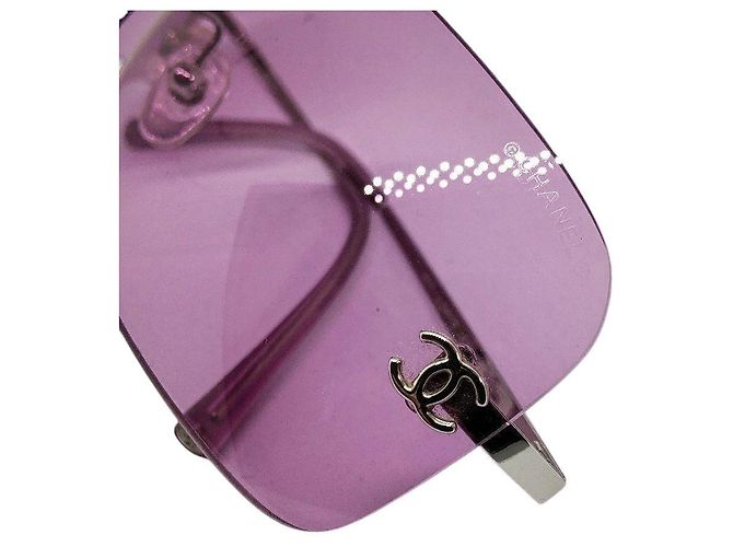 Occhiali da sole Chanel CC Logo Viola Rosa 4017 Porpora - vista 4