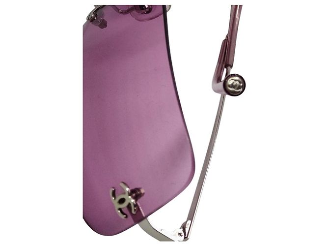Occhiali da sole Chanel CC Logo Viola Rosa 4017 Porpora - vista 5