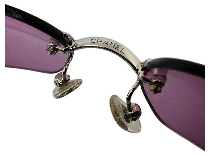 Occhiali da sole Chanel CC Logo Viola Rosa 4017 Porpora - vista 6