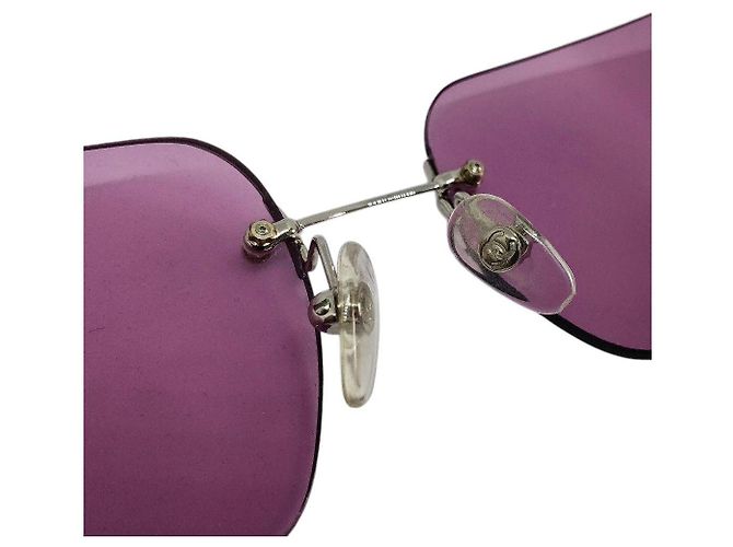 Occhiali da sole Chanel CC Logo Viola Rosa 4017 Porpora - vista 7