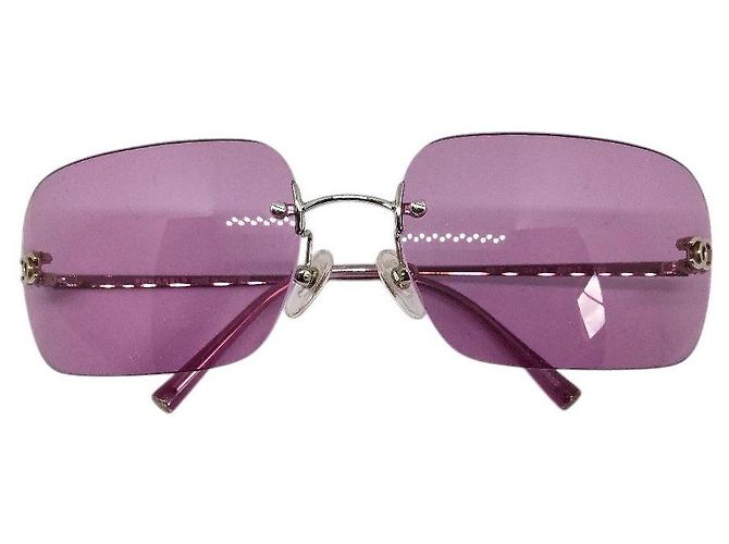 Occhiali da sole Chanel CC Logo Viola Rosa 4017 Porpora - vista 9