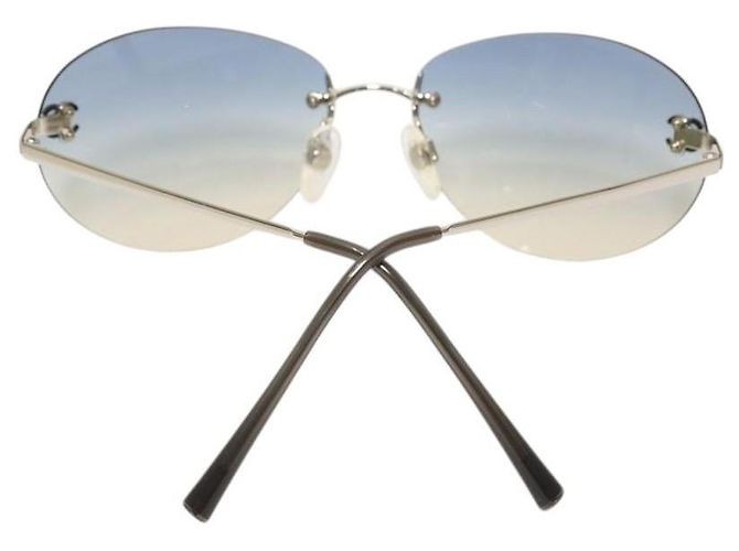 Gafas de sol Chanel Light Blue Ombre 4013 Azul claro - vista 4