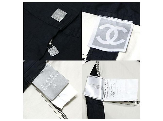 Chanel Sport 03A Schwarze CC Logo Hose - Ansicht 6