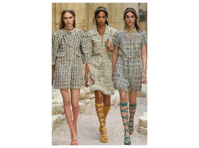 Cambon Chanel colección 2018 Ancient Greek en París Verde claro - vista 11
