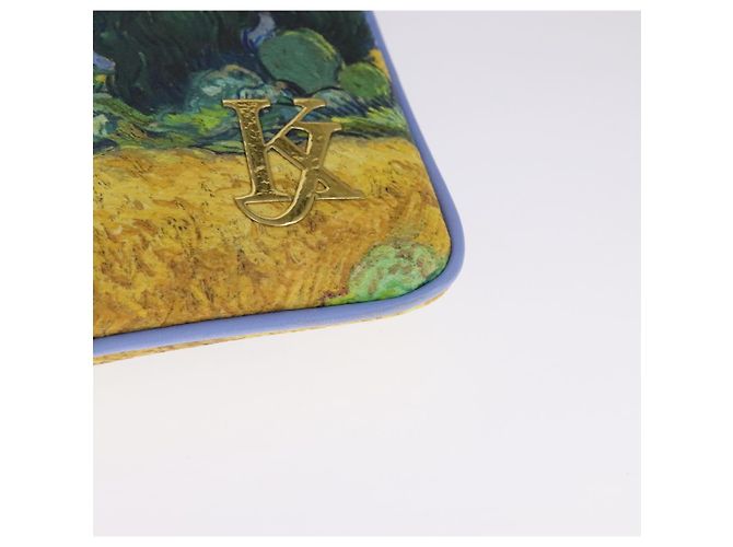 LOUIS VUITTON Masters Collection Pochette Pla Van Gogh Pouch M64620 Auth 108116S Blu - vista 17