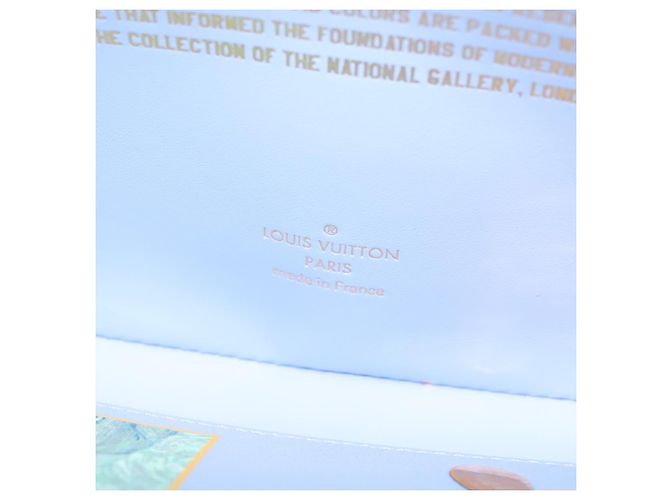 LOUIS VUITTON Masters Collection Pochette Pla Van Gogh Pouch M64620 Auth 108116S Blu - vista 25