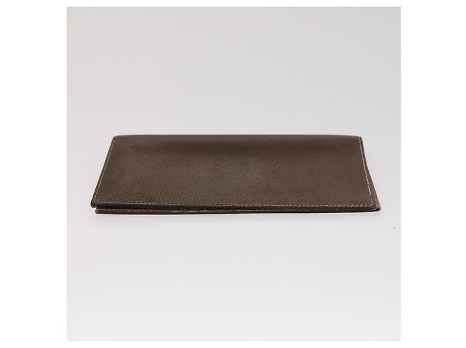 Hermès HERMES Day Planner Cover Leather 3Set Black Brown gray Auth bs21520 - view 14
