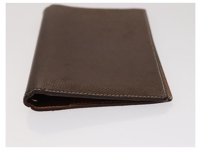 Hermès HERMES Day Planner Cover Leather 3Set Black Brown gray Auth bs21520 - view 16