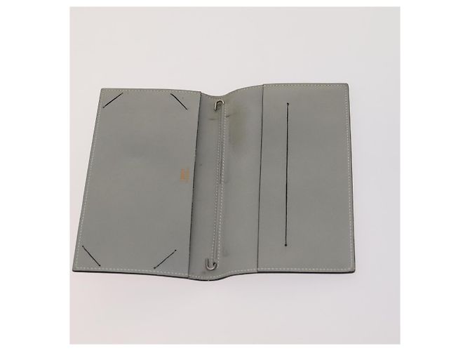 Hermès HERMES Day Planner Cover Leather 3Set Black Brown gray Auth bs21520 - view 26
