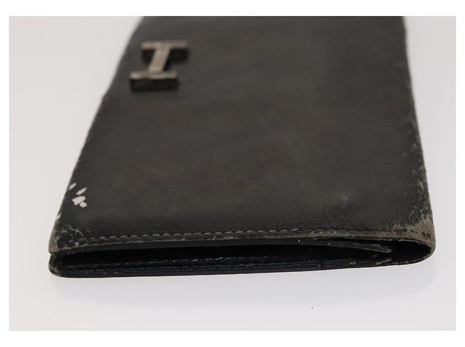 Hermès HERMES Day Planner Cover Leather 3Set Black Brown gray Auth bs21520 - view 4