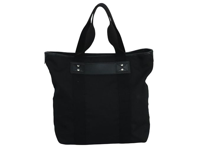Borsa tote GUCCI in tela nera 268175 Auth bs21570 Nero - vista 2