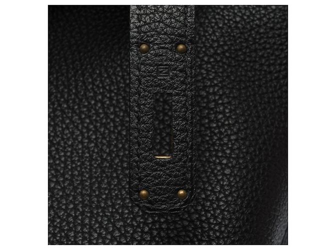 Hermès Borsa HERMES Birkin 40 in Pelle Nera - 102347 Nero - vista 8