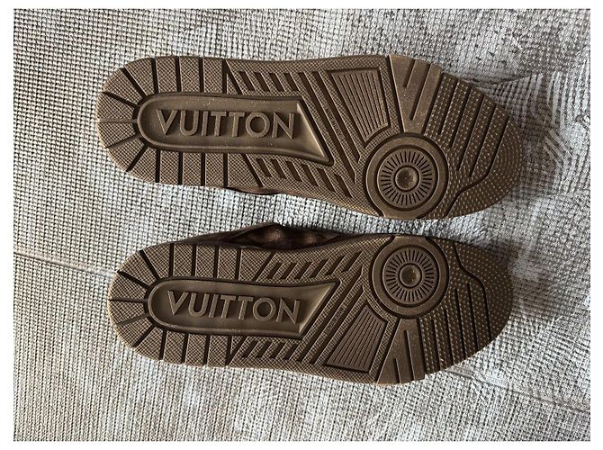 Baskets LV Trainer Uniform Louis Vuitton taille 41 Noir - vue 3