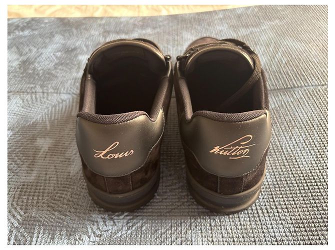 Baskets LV Trainer Uniform Louis Vuitton taille 41 Noir - vue 4