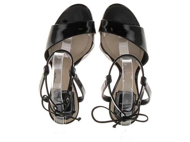 CHRISTIAN DIOR Absätze T.EU 37 Lackleder Schwarz - Ansicht 6