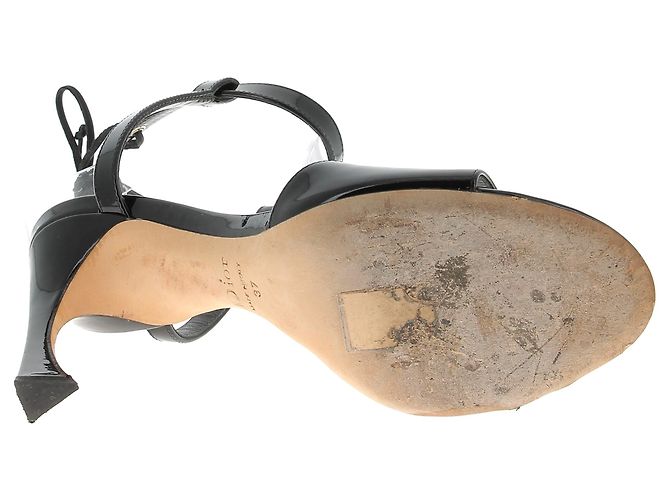 CHRISTIAN DIOR Absätze T.EU 37 Lackleder Schwarz - Ansicht 8