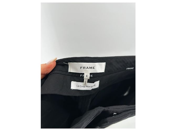 Frame Denim Pantalones FRAME T.US 6 de algodón Negro - vista 3