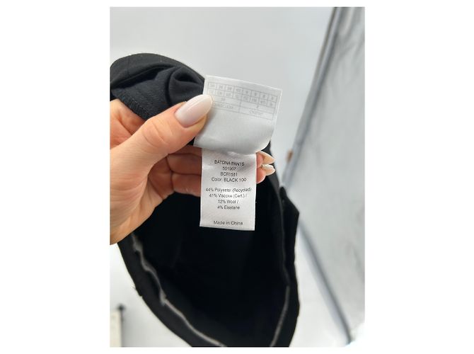 Autre Marque Hose REMAIN BIGER CHRISTENSEN T.FR 38 Polyester Schwarz - Ansicht 5