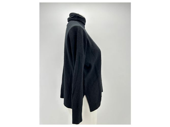 CLUB MONACO Strickwaren T.International XS Kaschmir Schwarz - Ansicht 3