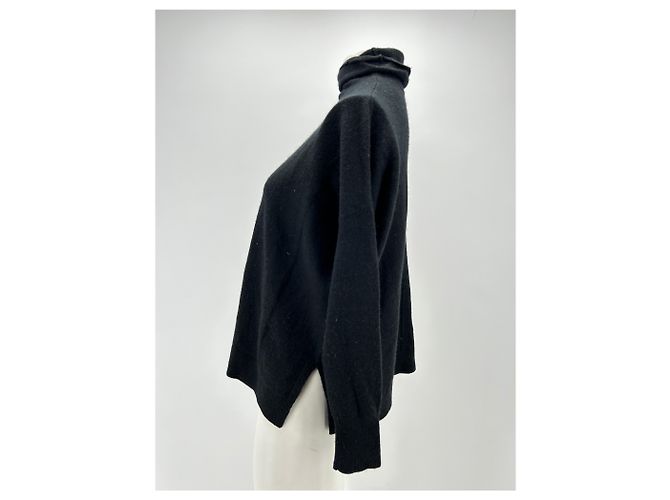 CLUB MONACO Strickwaren T.International XS Kaschmir Schwarz - Ansicht 4