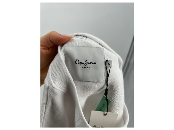 PEPE JEANS Strickwaren T.International S Baumwolle Weiß - Ansicht 5