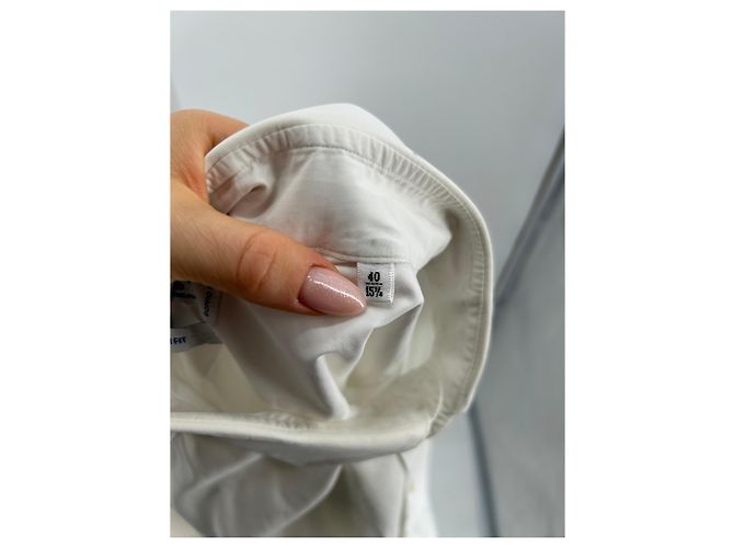 Autre Marque BOGGI Tops T.IT 40 Algodón Blanco - vista 6