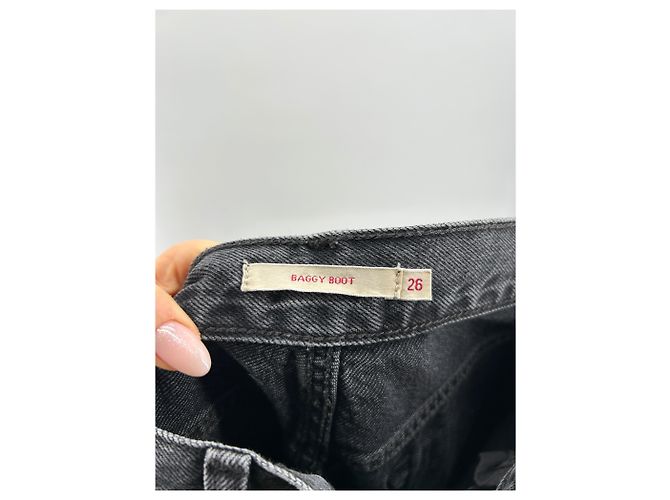 Jeans LEVI'S T.US 26 Cotone Grigio - vista 3