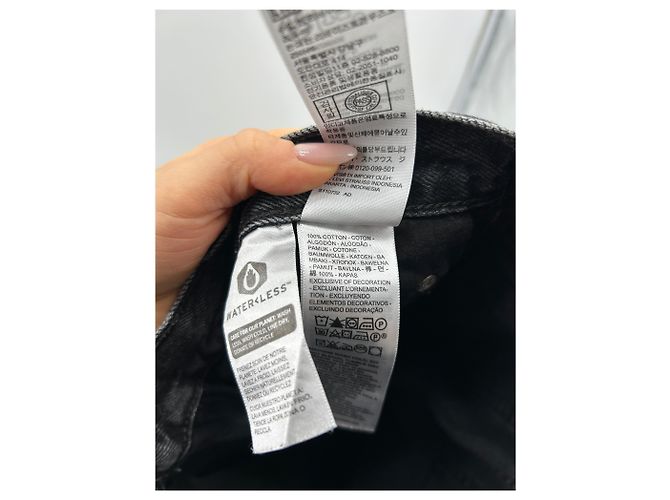 Jeans LEVI'S T.US 26 Cotone Grigio - vista 4