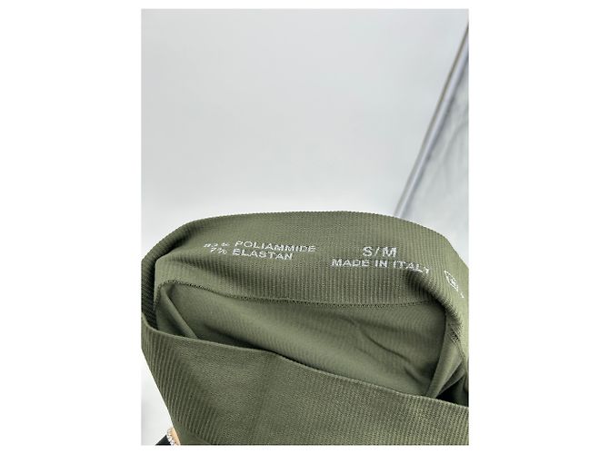 Autre Marque NICHT UNTERSCHRIEBEN / UNTERSCHRIEBEN Hose T.International S Polyester Khaki - Ansicht 3