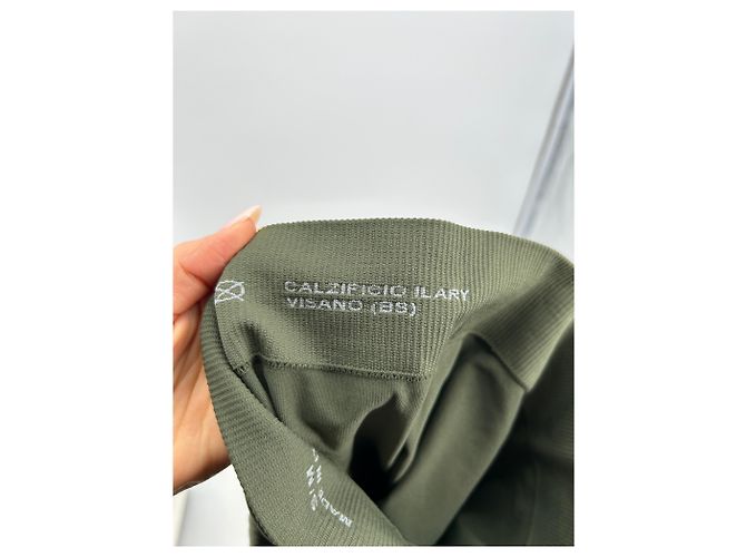 Autre Marque NICHT UNTERSCHRIEBEN / UNTERSCHRIEBEN Hose T.International S Polyester Khaki - Ansicht 4