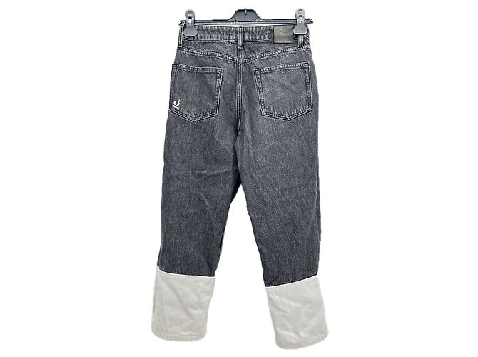 Autre Marque NO FIRMADO / NO FIRMADO Jeans T.US 25 Algodón Gris - vista 2